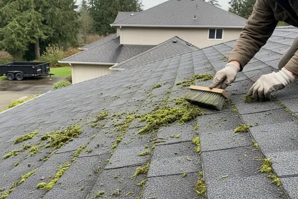 Roof Moss & Algae Treatment in Federal Way, Washington